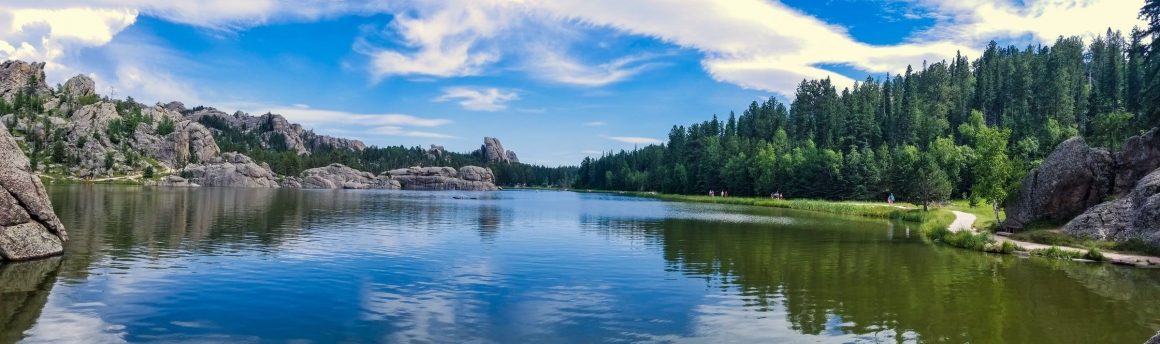 Panoramic View of Sylvan Lake in Custer State Park, SD