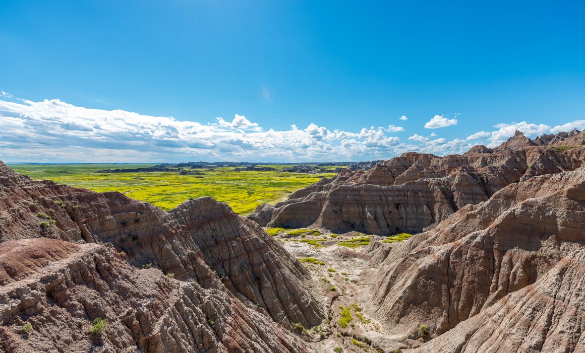 Ravines at Badlands National Park, SD